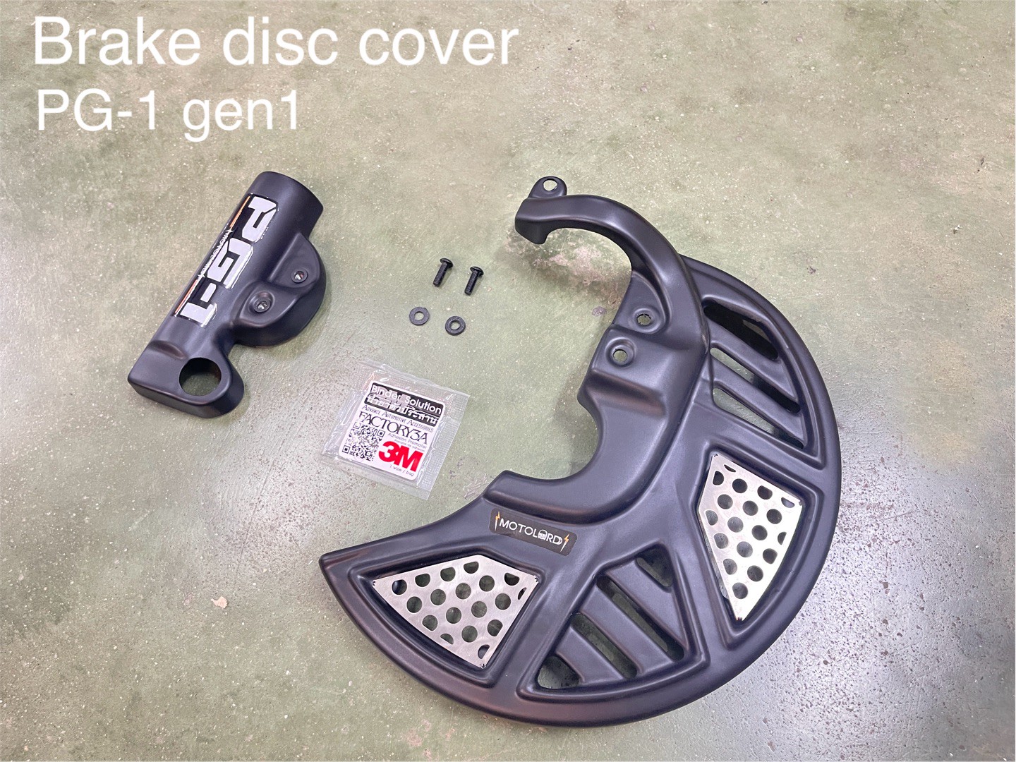 PG-1 การ์ดจานดิสหน้า Front Brake disc cover PG-1 gen1. motolord 1790฿ (ลายเคฟล่า 1890฿ ) PG-1 gen2. 1690฿. ( ลายเคฟล่า 1790฿ )
