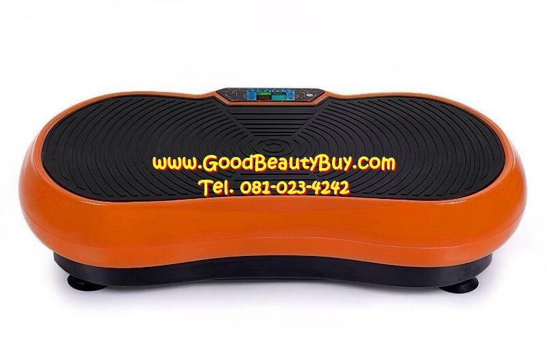เครื่องออกกำลังกายระบบสั่น เครื่องออกกำลังกายรุ่นใหม่ล่าสุด รุ่นบางพิเศษ Ultra Thin Crazy Fit Massager (Vibration Plate)
