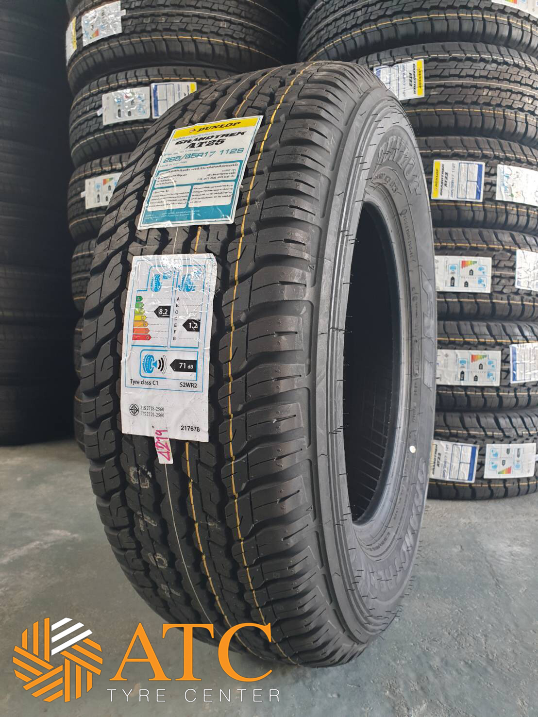 DUNLOP AT25 265/60R18 ราคา 5,500 บาท ส่งฟรี