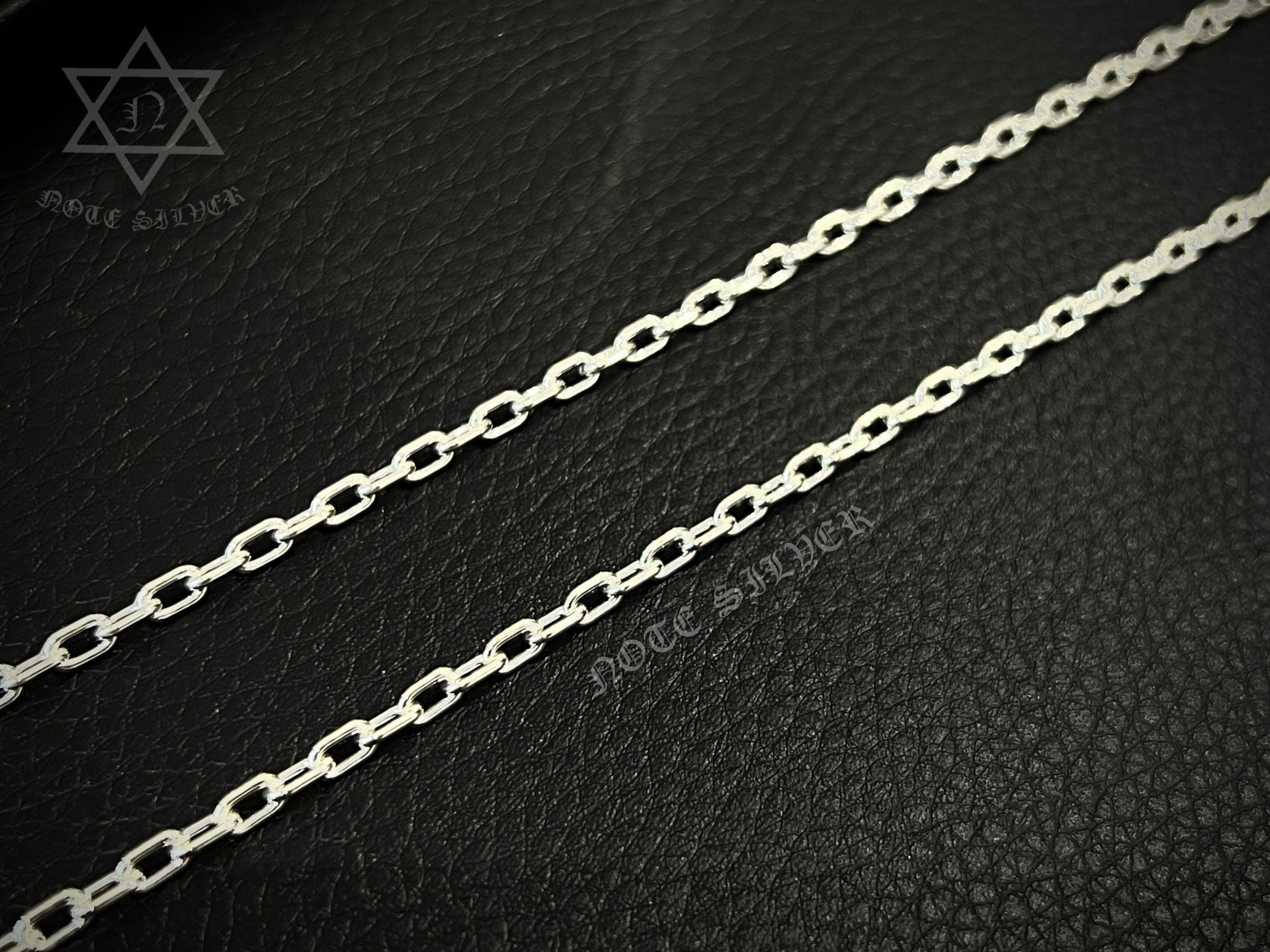 สร้อยคอเงินแท้ลายโซ่ขนาก2.5 มิล ความยาว24นิ้ว" Sterling Silver 925 NSNL3233