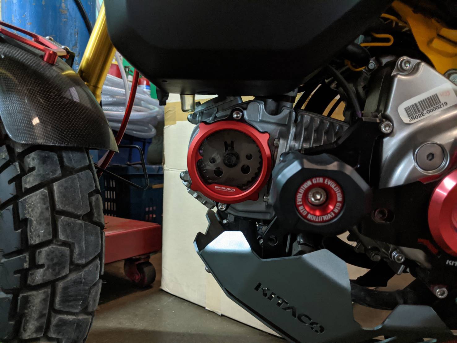 ฝาครอบโซ่ราวลิ้น CNC REVOLUTION HONDA MONKEY 2018-20 MSX SF ราคา1250