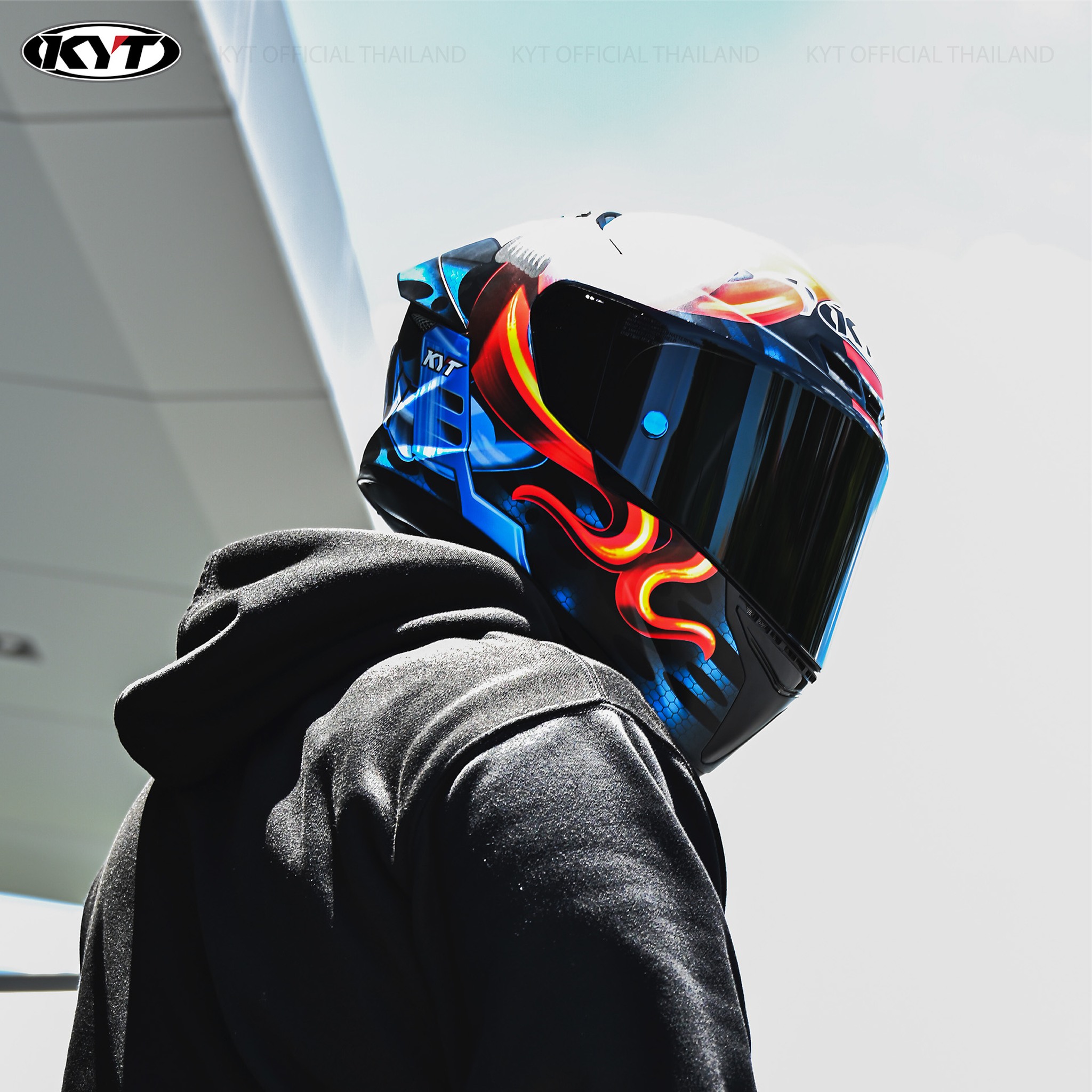 หมวกกันน็อค KYT ลาย Magnet Matt