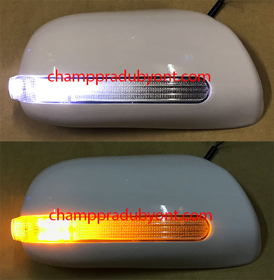 ครอบกระจกมองข้างมีไฟ TOYOTA ALTIS 08-13 SAKURA