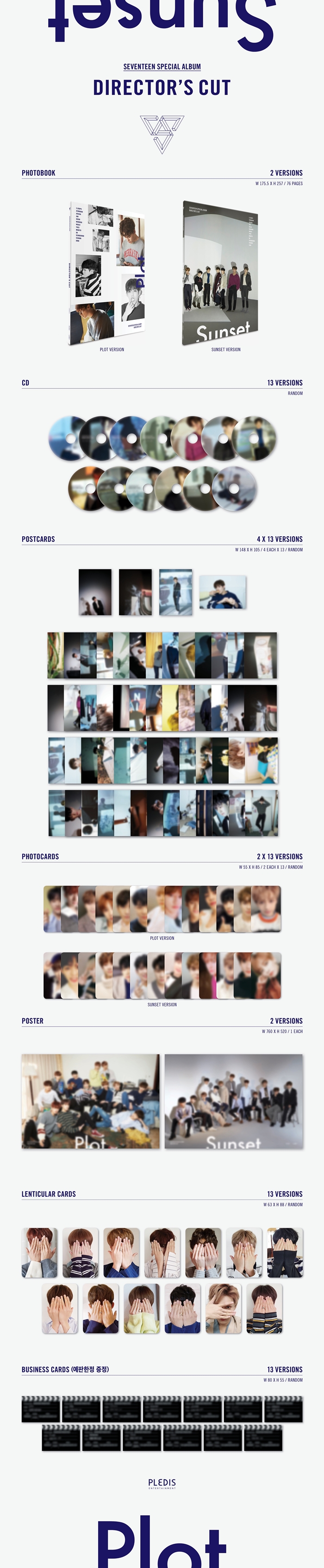 [PRE-ORDER] SEVENTEEN - Special Album "DIRECTOR'S CUT" (Random Cover)