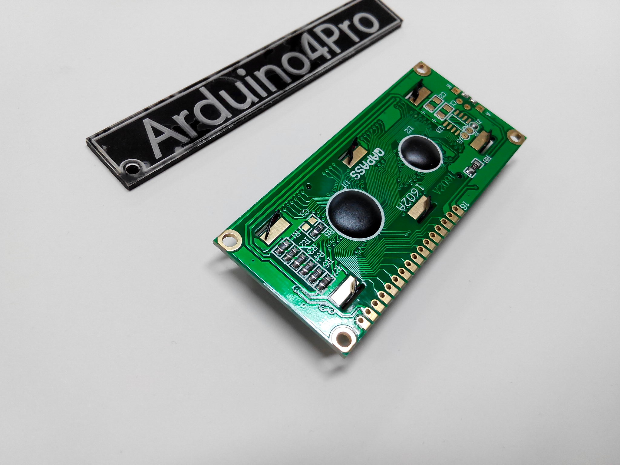 16x2 LCD (Blue Screen) with backlight of the LCD screen