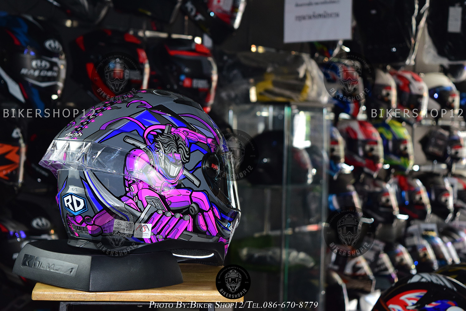 หมวกกันน็อคRD คละสี