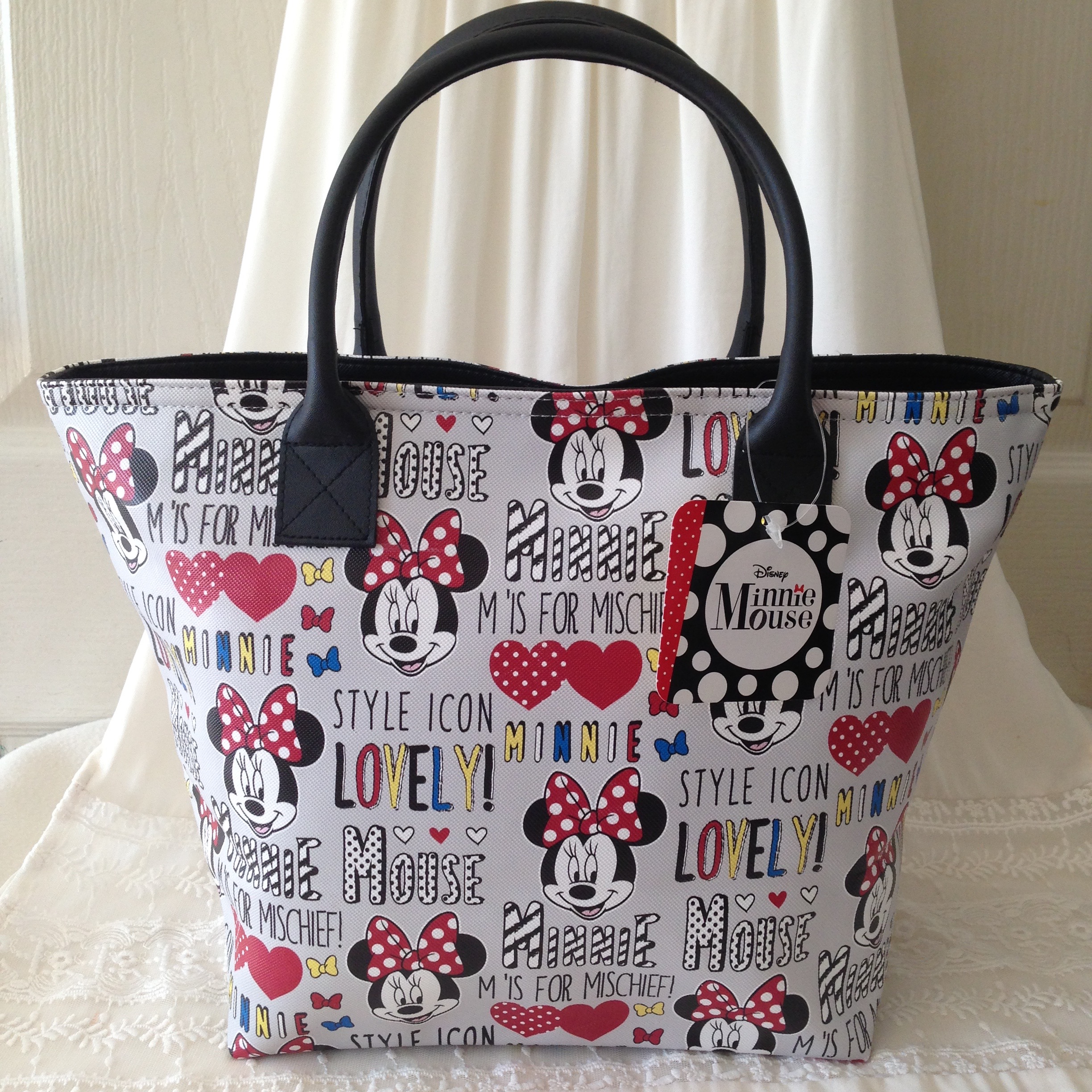 กระเป๋าถือ กระเป๋าสะพาย มิกกี้เมาส์ Mickey Mouse Handbag Shopper Tote Beach Bag Diaper Bag Purse