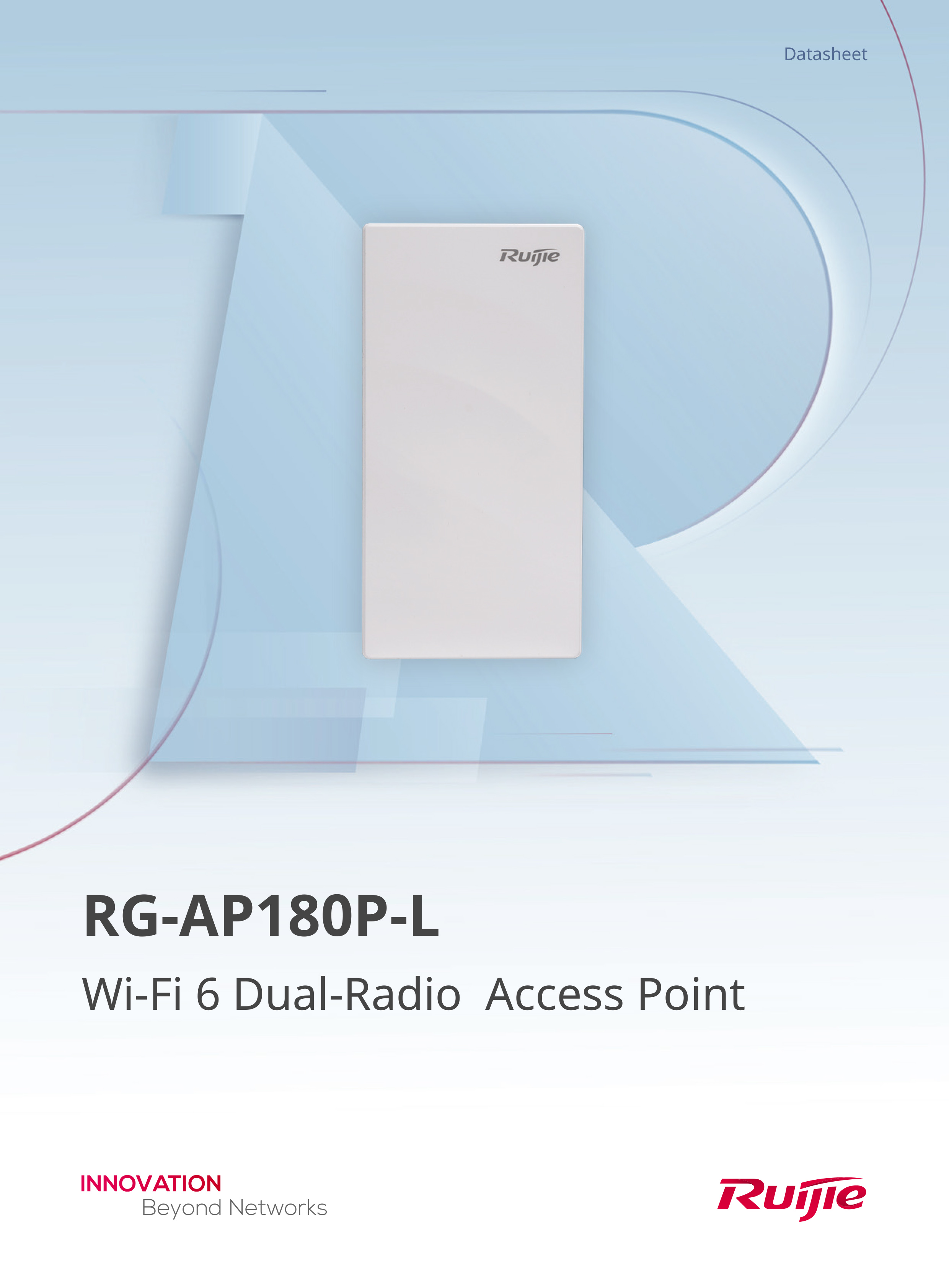 RUIJIE RG-AP180P-L , ACCESS POINT Wi-Fi 6 Dual-Radio 2.976 Gbps Wall Plate AP BY BILLIONAIRE SECURETECH RG-AP180P-L