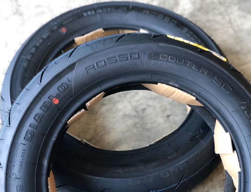 ยาง Pirelli Rosso Scooter Sc ขอบ 12 100/90 ราคา2300 120/80 ราคา2490