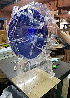 เครื่องออกรางวัลตู้อะครีลิค (สำหรับกระดาษม้วนชิงโชค เป็นแท่ง)