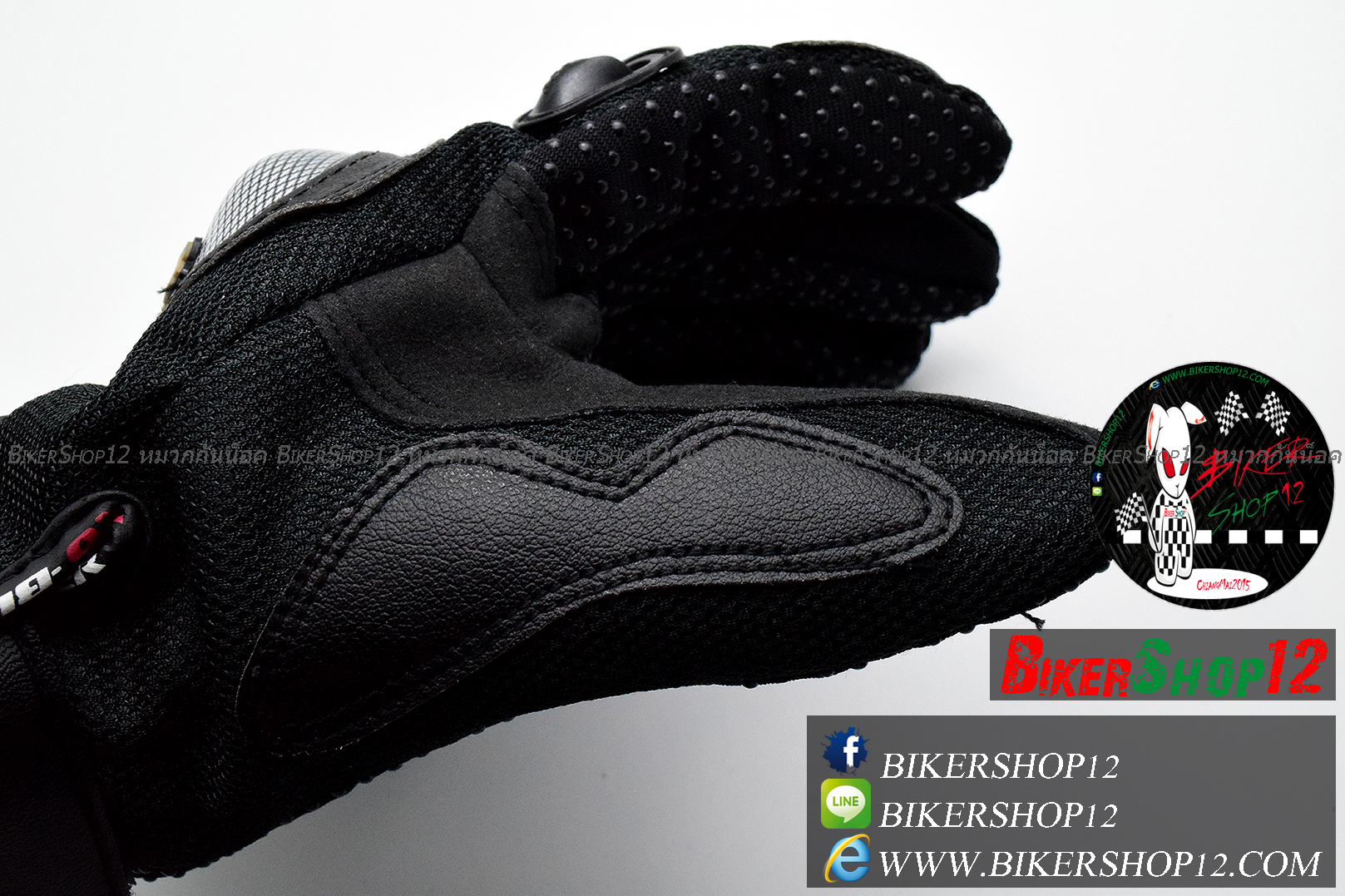 ถุงมือpro-biker (kevlarเคฟล่า) สีดำ (ราคาพิเศษ)