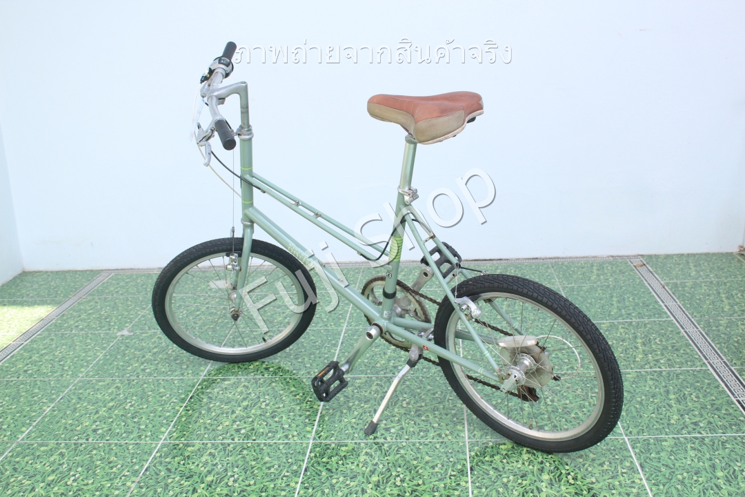 จักรยานญี่ปุ่น - ล้อ 20 นิ้ว - มีเกียร์ - Bruno - สีเขียว [จักรยานมือสอง]