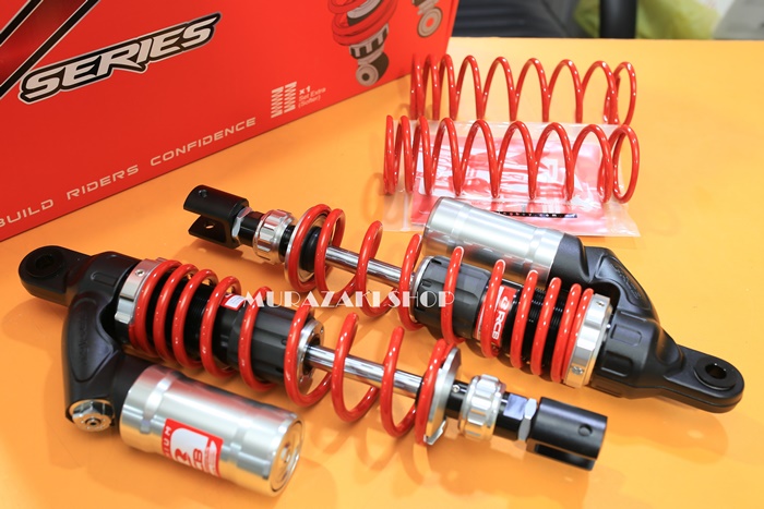 โช๊คหลัง RCB ตรงรุ่น ตระกูล V-Series YAMAHA XMAX300 (350mm) ทุกรุ่นแถมสปริงแข็งมาให้ 1คู่ รุ่น VD Series สามารถปรับ compression and rebound damping and spring preload ราคา 6,900 / คู่ มี4สี