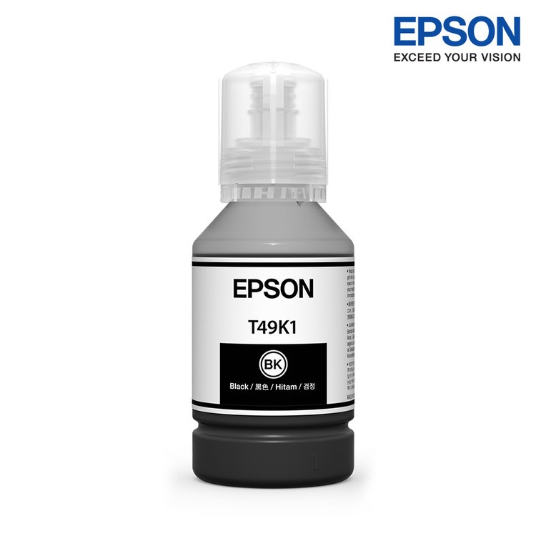 หมึก EPSON T49K1 น้ำหมึกเติมแบบขวด 140ml. สีดำ - สำหรับปริ้นเตอร์ EPSON SC-T3130X