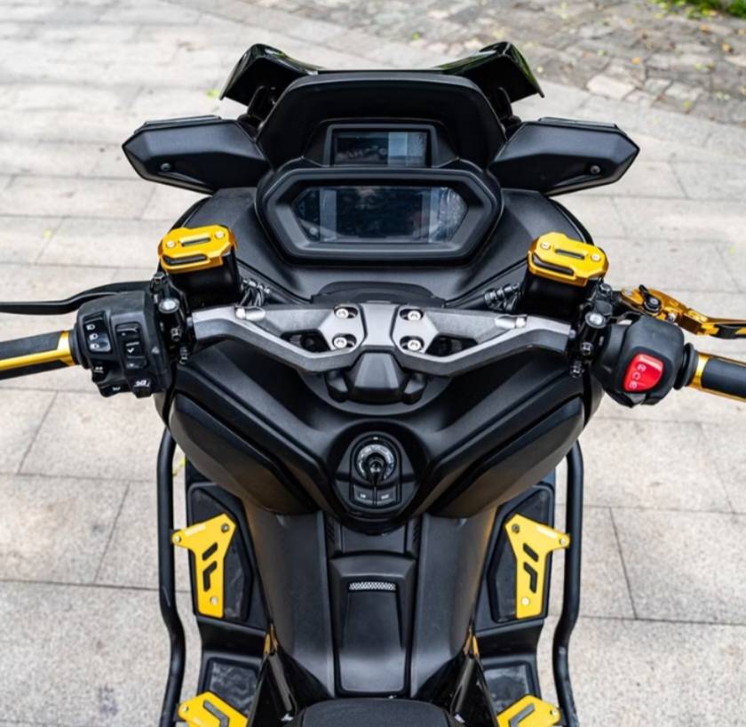 แฮนด์บาร์รถจักรยานยนต์【SEMSPEED】สําหรับ Yamaha XMAX v2 2023-2024 ราคา2450