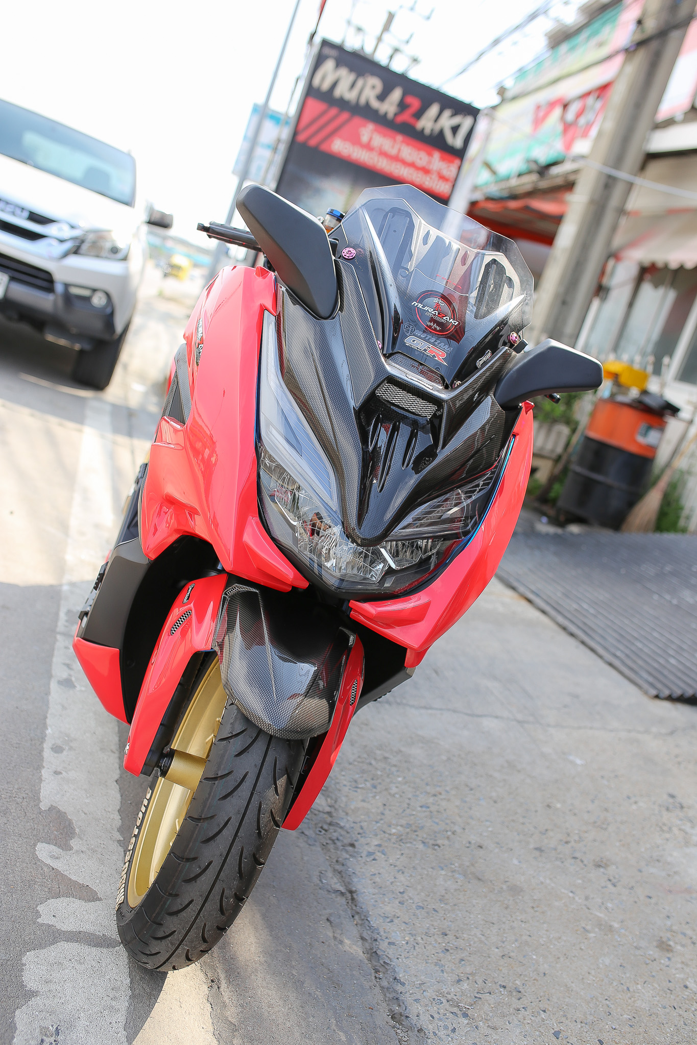 หูกระจกซิ่ง FORZA 350 ใส่300แปลงได้