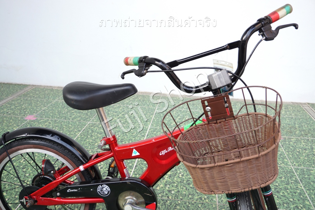จักรยานเด็กญี่ปุ่น- ล้อ 16 นิ้ว - ไม่มีเกียร์ - Alfa Romeo - สีแดง [จักรยานมือสอง]