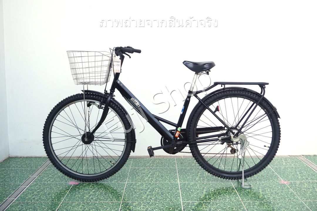 จักรยานแม่บ้านญี่ปุ่น - ล้อ 27.5 นิ้ว - มีเกียร์ - Neosage - สีดำ [จักรยานมือสอง]