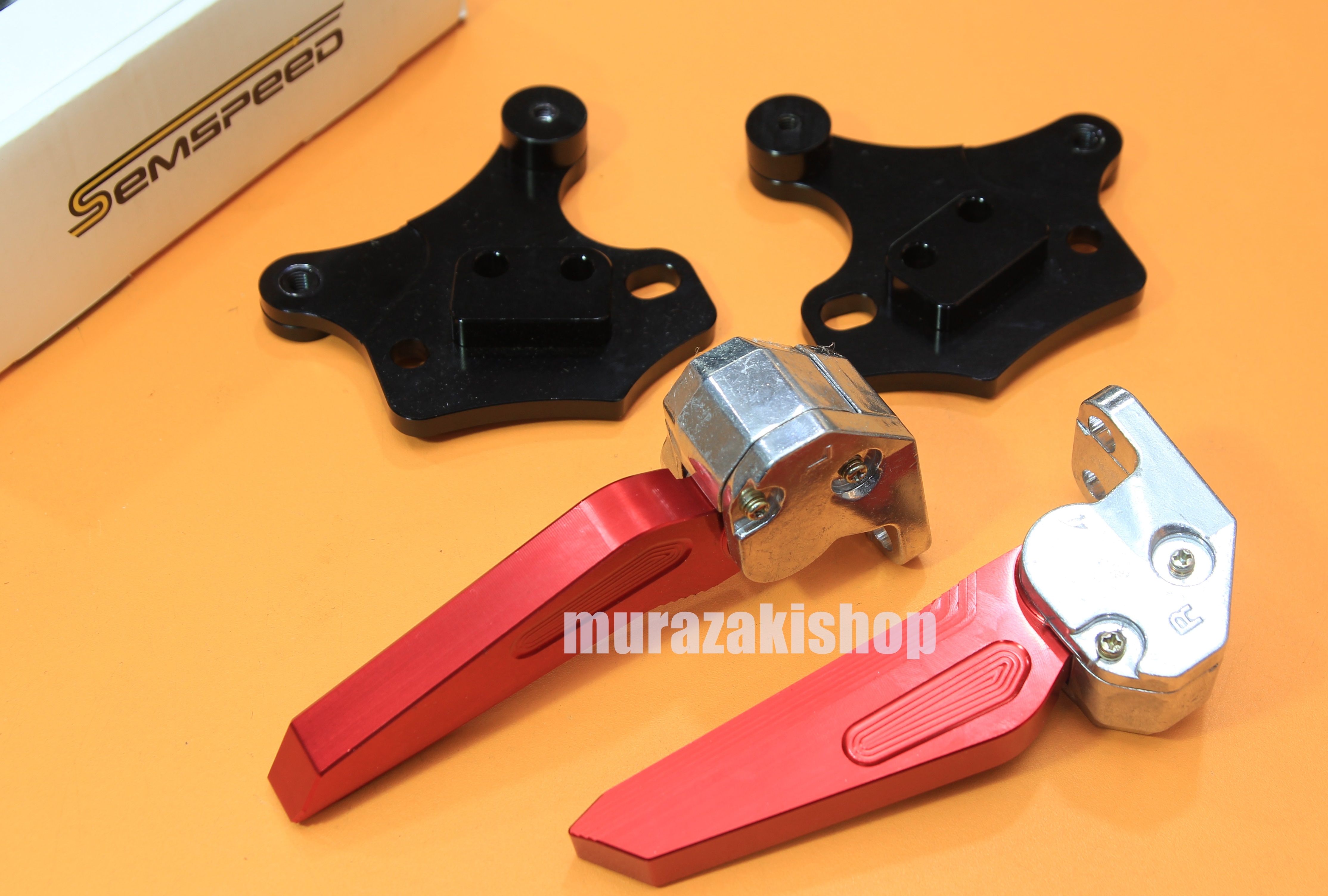 พักเท้าหลังแต่งแบบกดล๊อก SEMSPEED YAMAHA X-MAX 300 ราคา1600