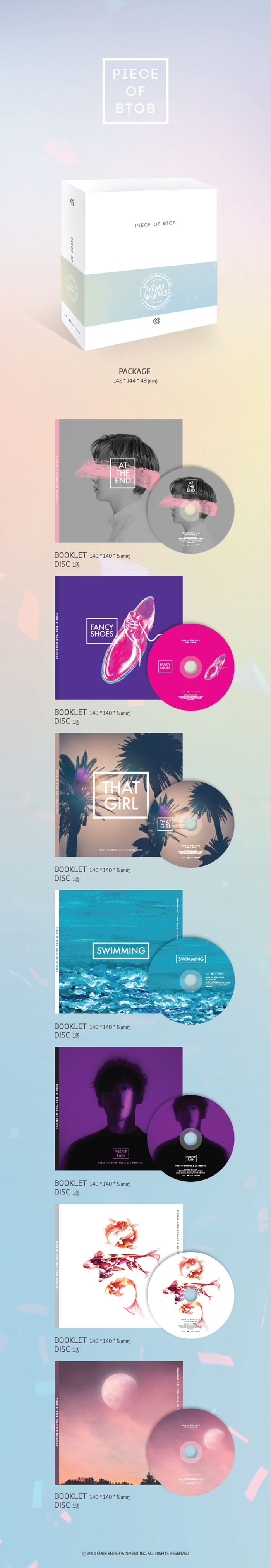 [PRE-ORDER] BTOB - Piece of BTOB (7CD)