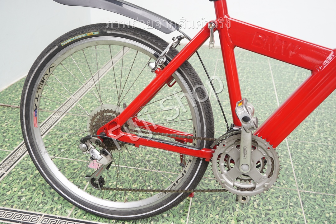 จักรยานเสือภูเขาญี่ปุ่น - ล้อ 26 นิ้ว - มีเกียร์ - มีโช๊ค - อลูมิเนียม - BMW Coca Cola - สีแดง [จักรยานมือสอง]