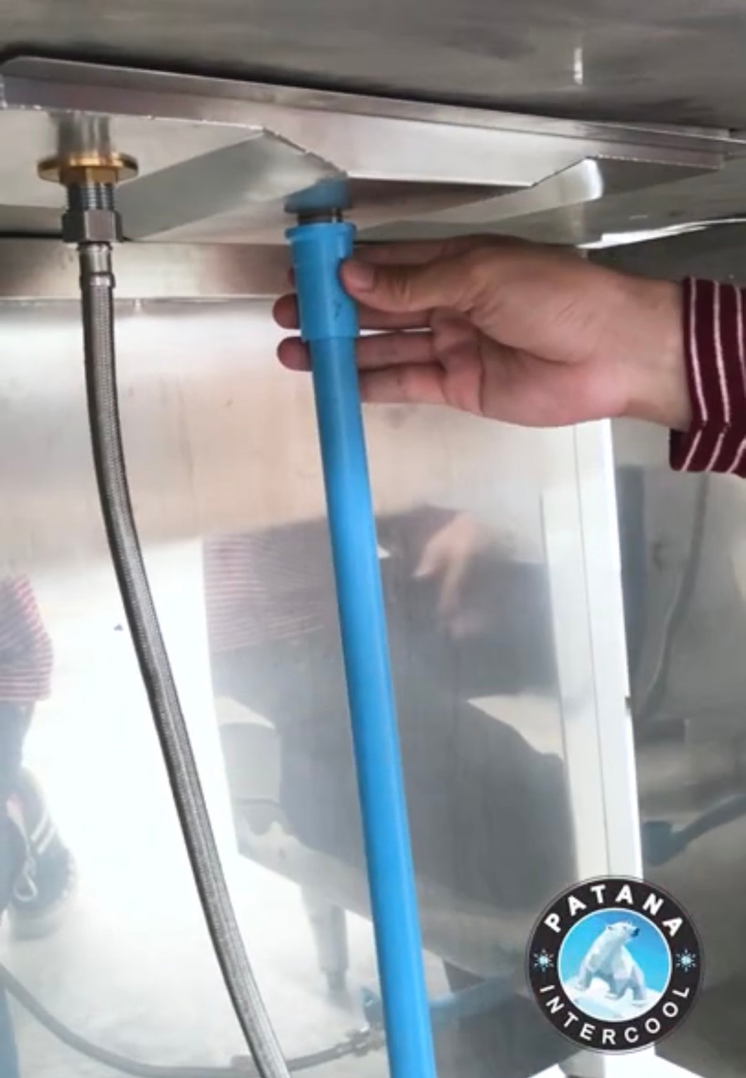 Rinser ที่ฉีดล้างแก้ว 1 หัวฉีดหัวหมี ลายรังผึ้ง สีดำ