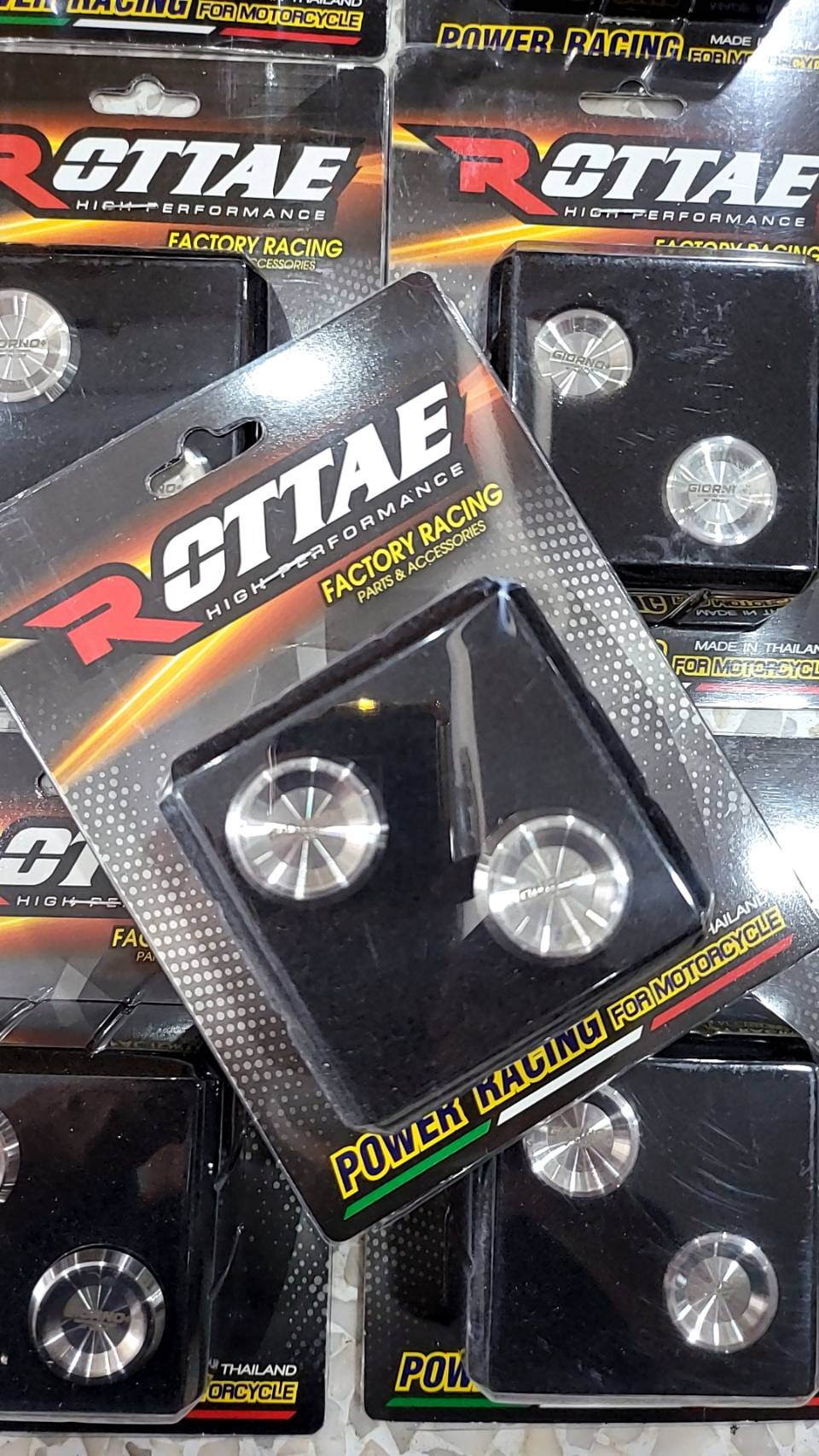 ปิดรูกระจก GIORNO+ CNC (สแตนเลส) ROTTAE ใส่รุ่น ABS ราคา350