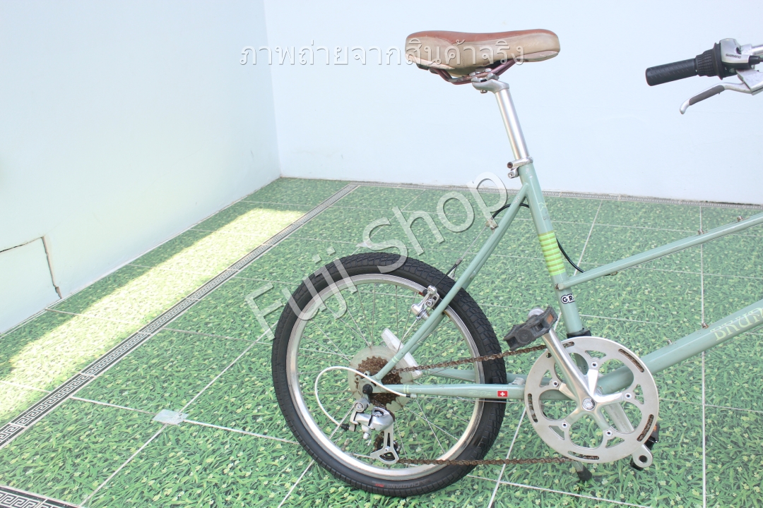จักรยานญี่ปุ่น - ล้อ 20 นิ้ว - มีเกียร์ - Bruno - สีเขียว [จักรยานมือสอง]