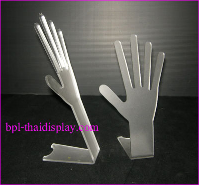 Display อะครีลิค โชว์ถุงมือฟิตเนส