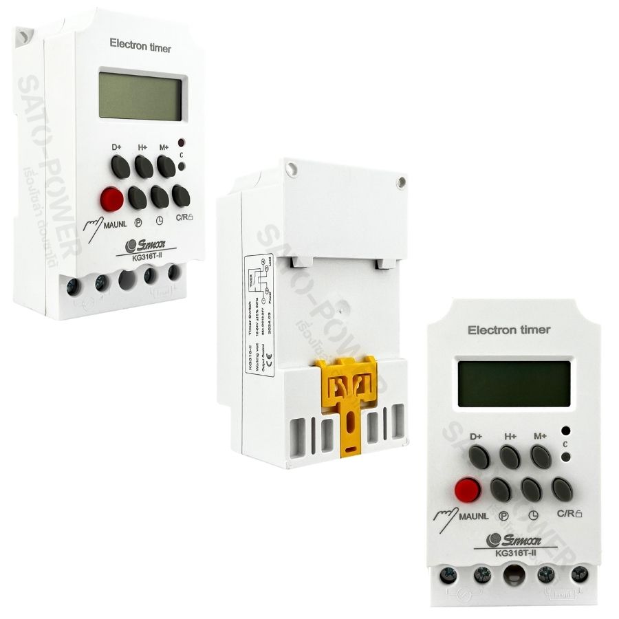 SUNMOON Digital Timer Switch รุ่น KG316T-II (12-24V , 220V) สวิตซ์ตั้งเวลาแบบดิจิตอล | เครื่องตั้งเวลาเปิดปิด ทามเมอร์สวิทซ์ ไทม์เมอร์สวิทช์ Sunmoon