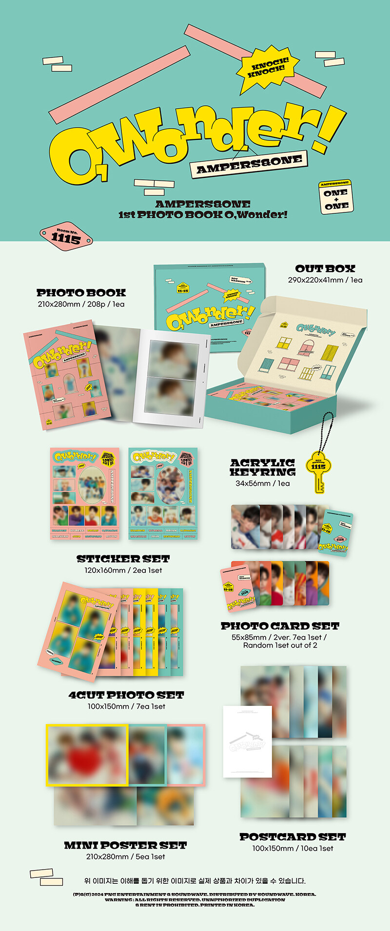 [PRE-ORDER] AMPERS&ONE - 1st Photobook "O, Wonder!"