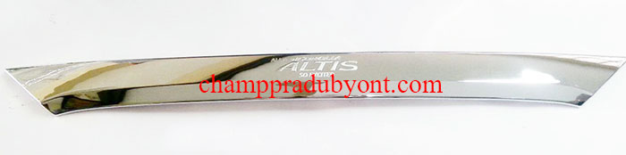 คิ้วฝาท้ายโครเมี่ยม TOYOTA ALTIS 14-16