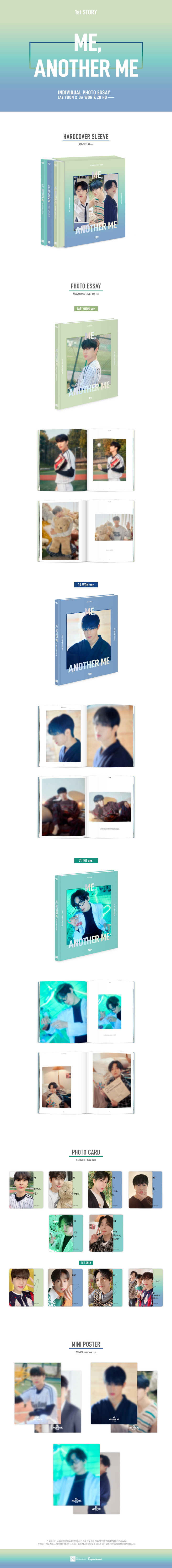 [PRE-ORDER] SF9 - 1st Story "ME, ANOTHER ME" Photo Essay (Jae Yoon & Da Won & Zu Ho)