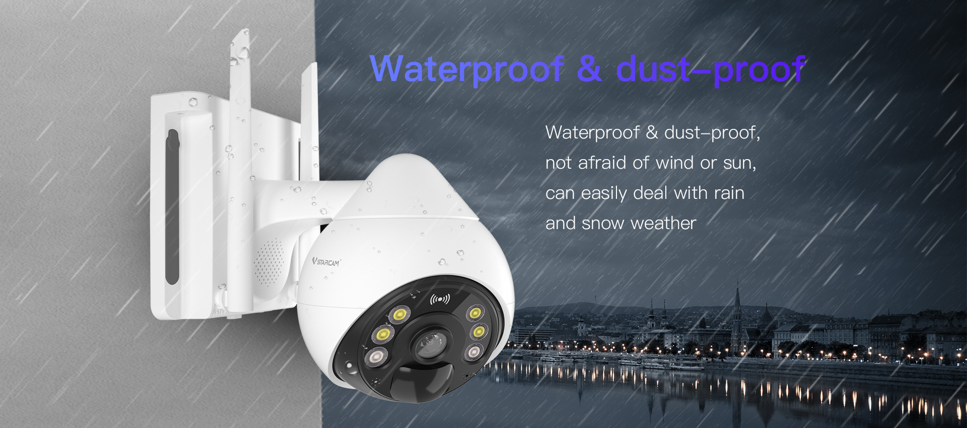 Vstarcam CB69 กล้องวงจรปิดระบบ IP WIFI 2 MP มี BATTERY 10000mAh + แผง SOLAR CELL มีไมค์และลำโพงในตัว Color Night Vision ติดตั้งภายนอกได้ BY BILLIONAIRE SECURETECH CB69