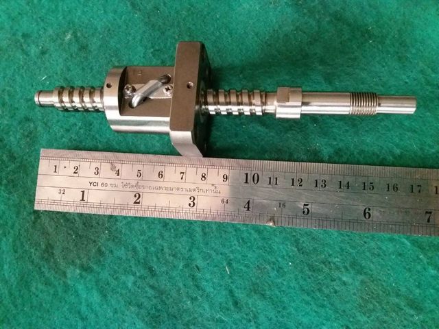 บอลสกรู NSK 14H1 แกนโต 12 มิล พิท 5 มิล ยาวทั้งตัว 17 ซม.