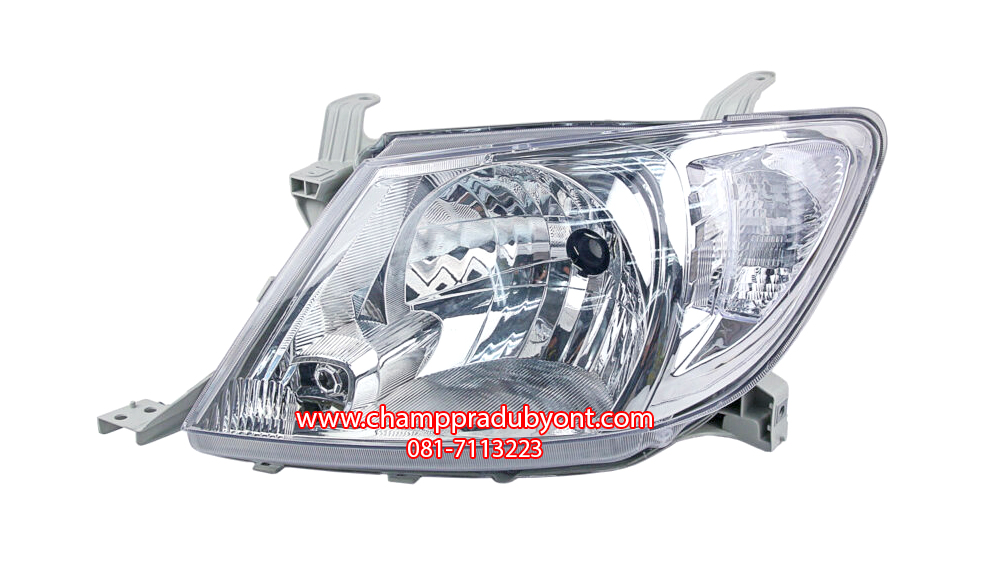 ไฟหน้า TOYOTA VIGO มุมขาว