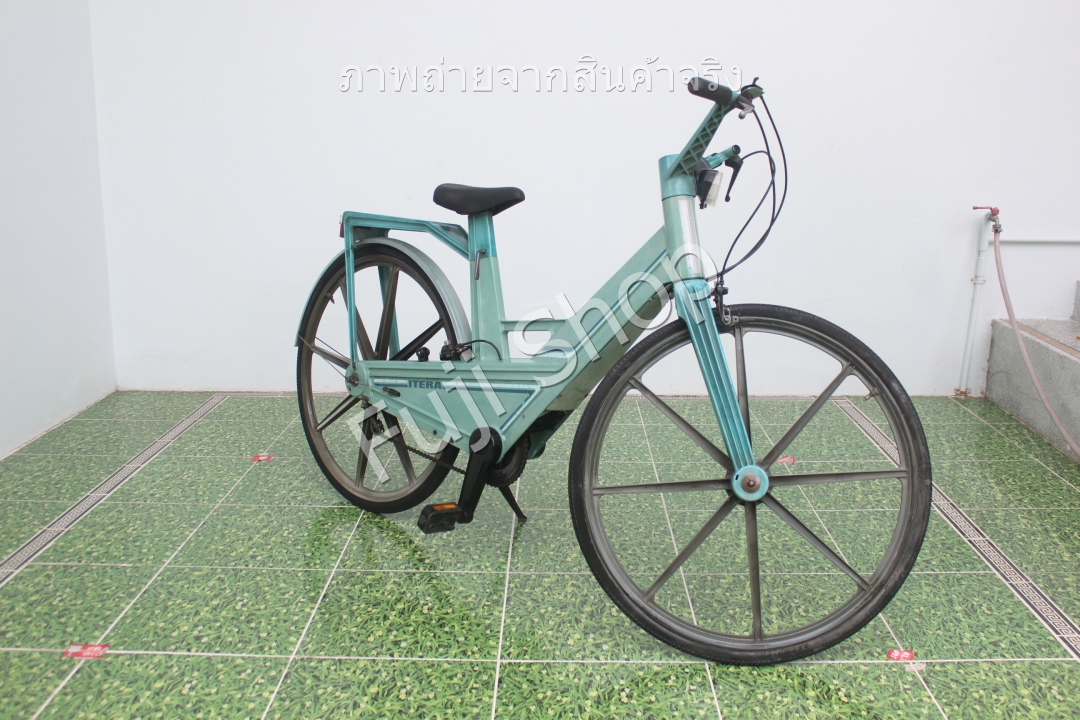 จักรยานญี่ปุ่น - ล้อ 27 นิ้ว - มีเกียร์ - พลาสติก - ITERA - สีเขียว [จักรยานมือสอง]