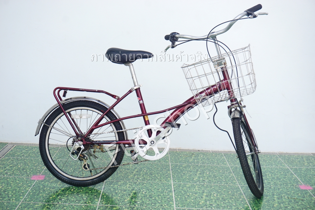 จักรยานญี่ปุ่น - ล้อ 20 นิ้ว - มีเกียร์ - Mini Cooper - สีแดง [จักรยานมือสอง]