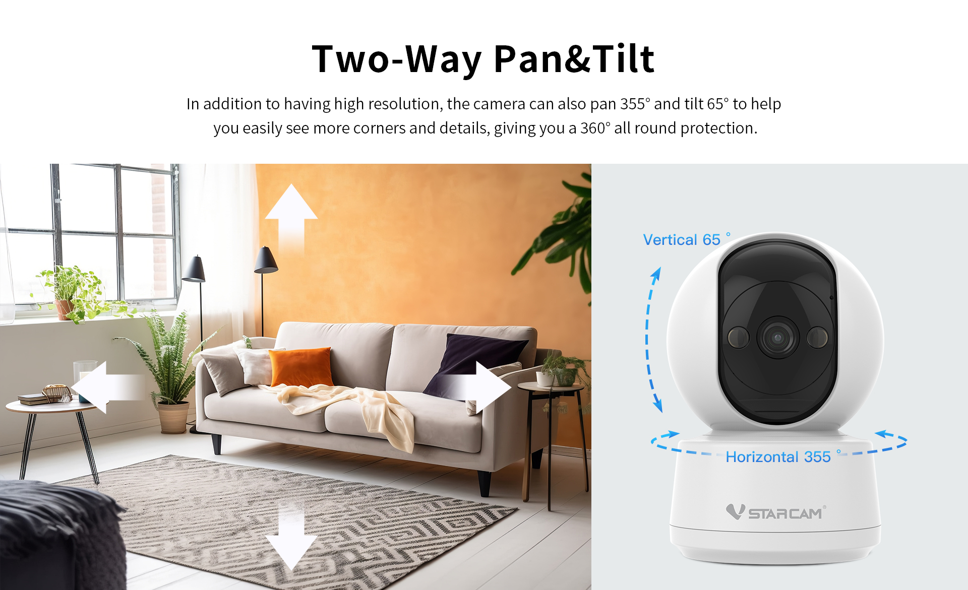 Vstarcam C994 กล้องวงจรปิดระบบ IP WIFI 2 MP Color Night Vision มีไมค์และลำโพงในตัว BY BILLIONAIRE SECURETECH C994