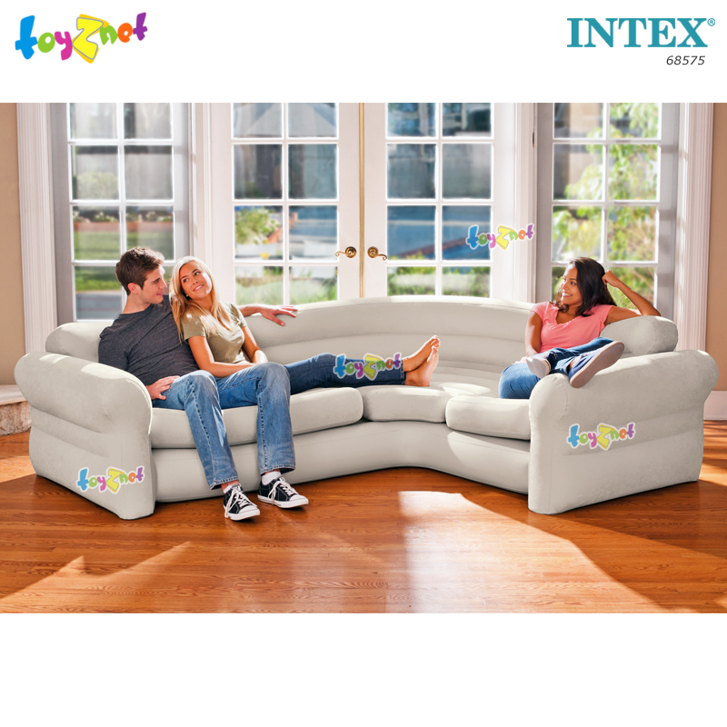 Intex Corner Comfort Sofa 2.57x2.03x0.76 m. no.68575