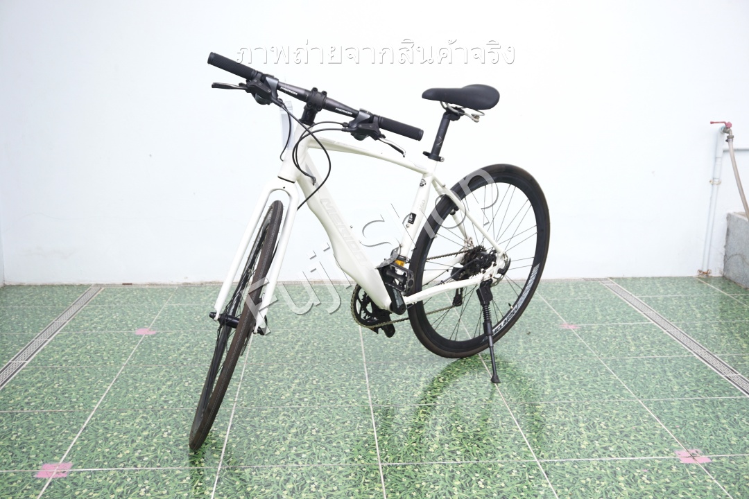 จักรยานไฮบริดญี่ปุ่น- ล้อ 700c - มีเกียร์ - อลูมิเนียม - Merida Grand Speed 250 - สีขาว [จักรยานมือสอง]