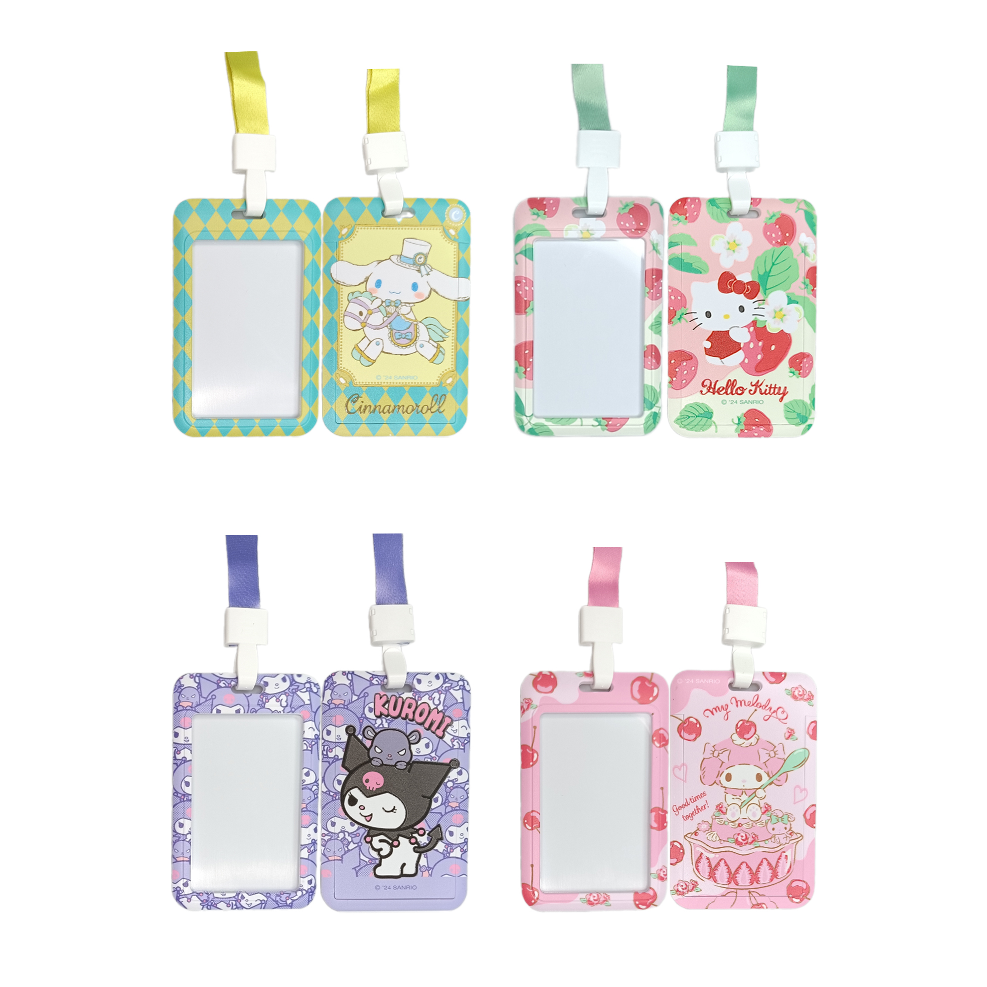 Card Holder Sanrio Neck ป้ายชื่อซานริโอพร้อมสาย ป้ายใส่บัตรห้อยคอ ที่ใส่บัตรลิขสิทธิ์ MagicLand6
