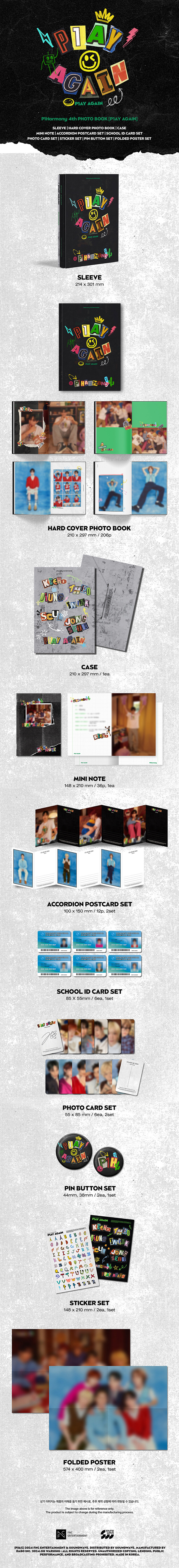 [PRE-ORDER] P1Harmony - 4th PHOTO BOOK "P1AY AGAIN"