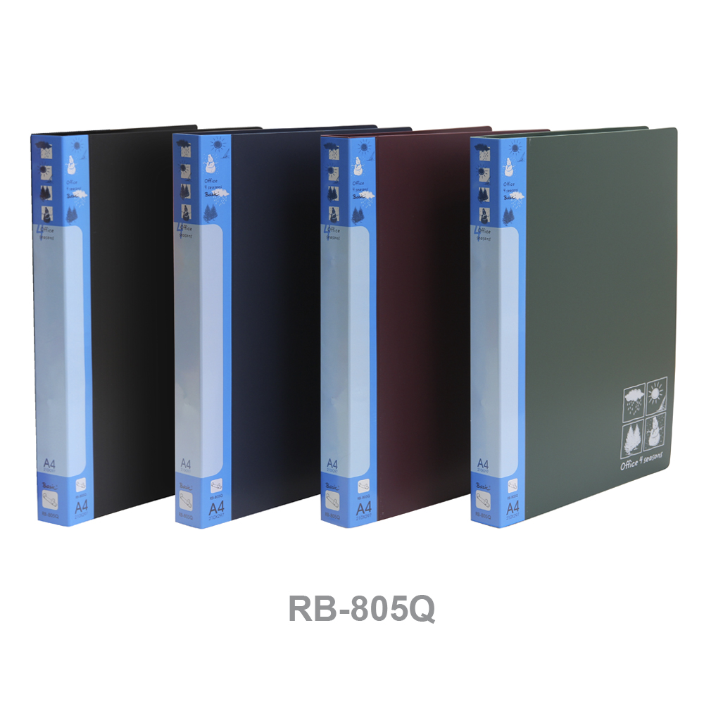 แฟ้มห่วง 800 ไมครอน สีเข้มพิมพ์สกรีน