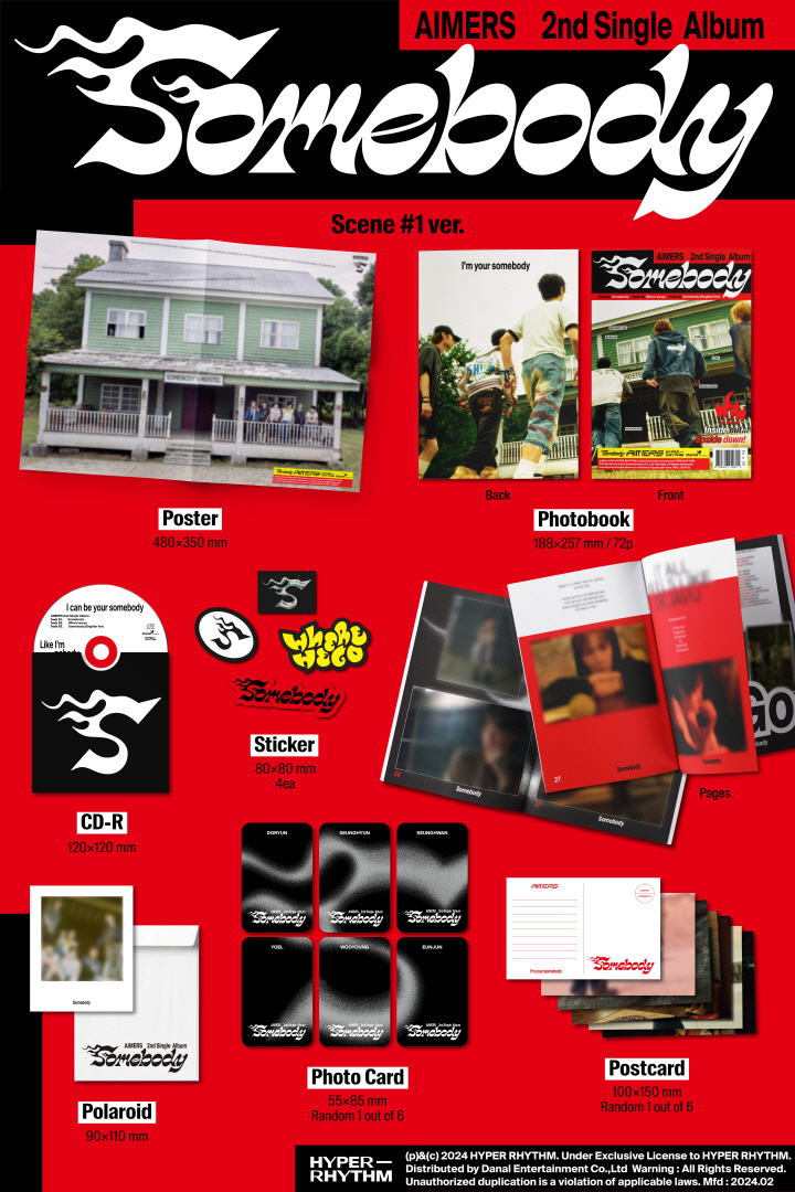 [PRE-ORDER] AIMERS - 2nd Single Album "Somebody"