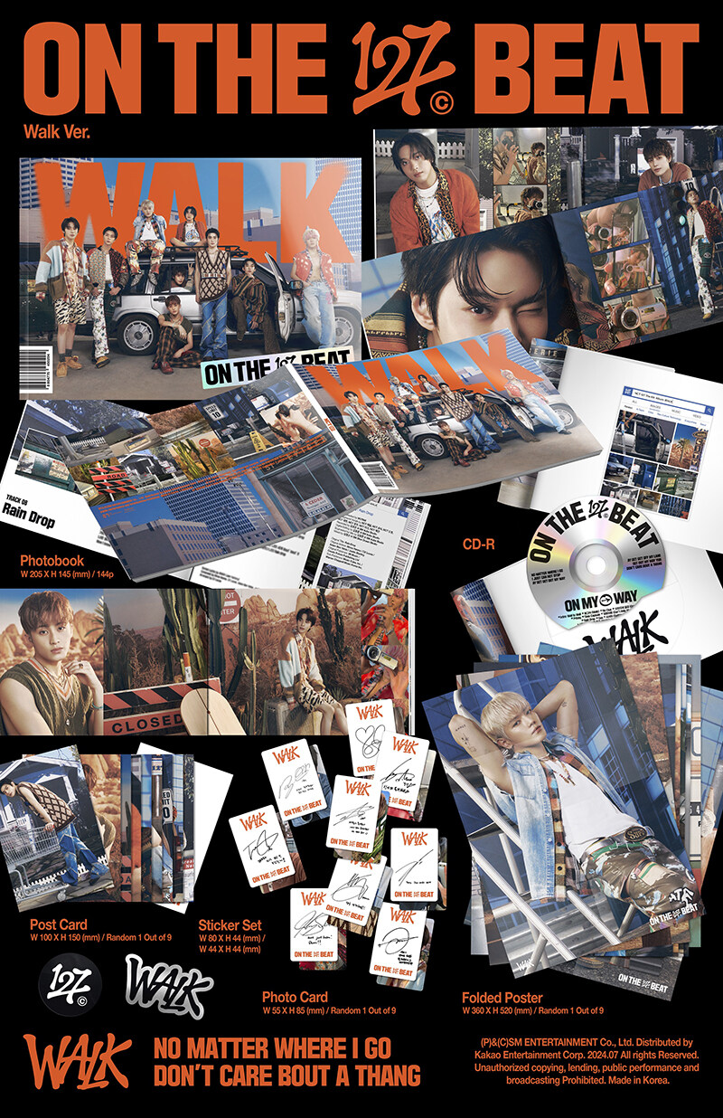 [PRE-ORDER] NCT 127 - 6th Album "WALK" (Walk ver.)