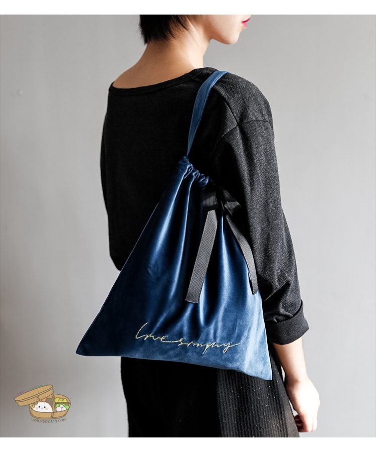 ถุงผ้าใส่กล่องข้าว พร้อมถุงเก็บความร้อน มี 5 สี