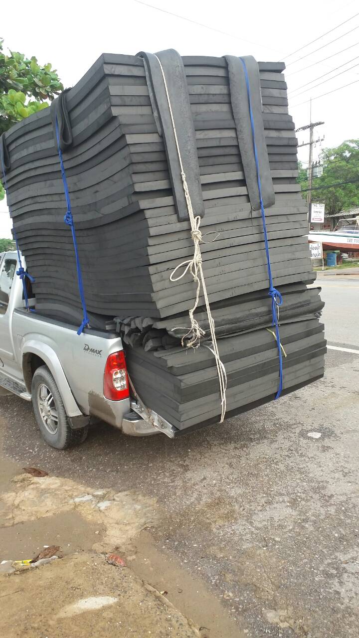 แผ่นยางeva สีดำ หนา 50 mm. ขนาด 130X240 cm.