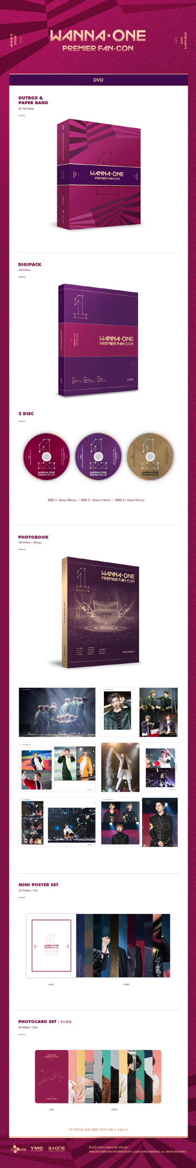 [PRE-ORDER] WANNA ONE - WANNA ONE PREMIER FAN-CON (3DVD)