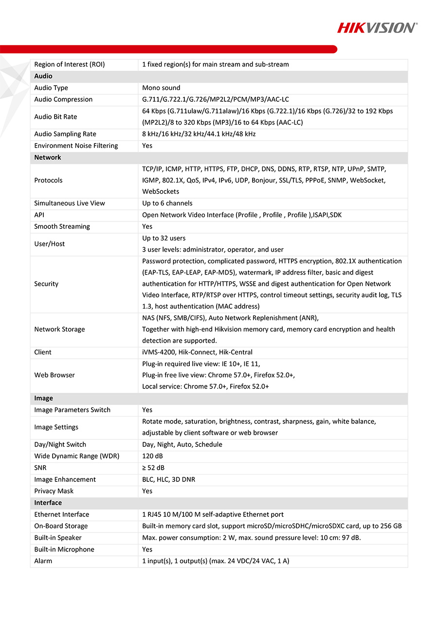 HIKVISION DS-2CD2T26G2-ISU/SL กล้องวงจรปิด IP CAMERA 2MP AcuSense Strobe Light and Audible Warning Fixed Bullet มีไมค์และลำโพงในตัว BY BILLIONAIRE SECURETECH DS-2CD2T26G2-ISU/SL
